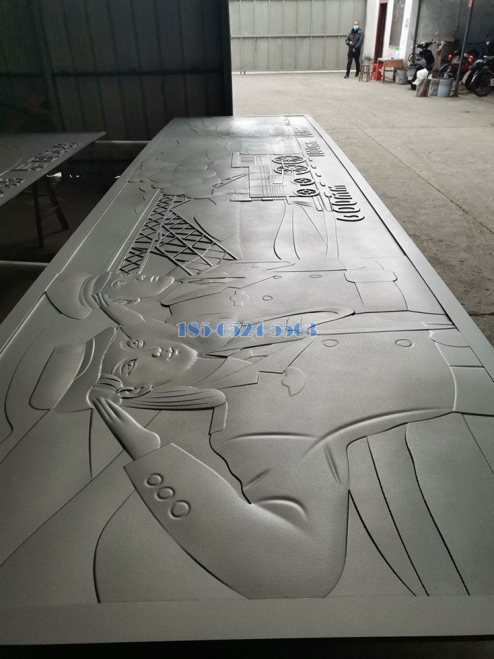 人物图案浮雕铝单板