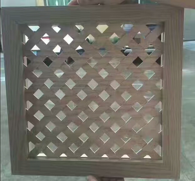 方形孔织网铝单板