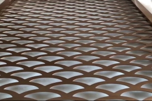 鱼鳞孔造型雕刻铝单板 铝板雕鱼鳞孔