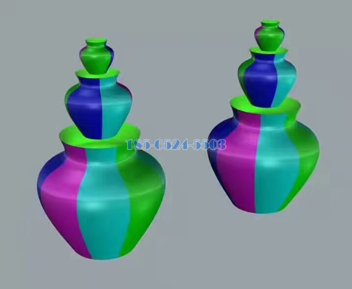 双曲铝合金罐子CAD三维图设计