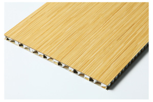竹纹色铝蜂窝板