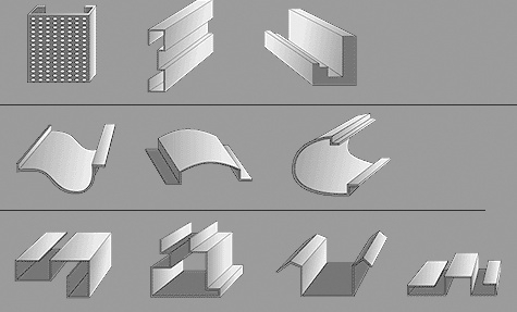 外墙铝板造型分类