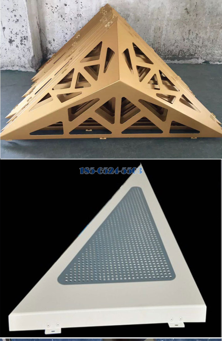 三角形铝单板造型图
