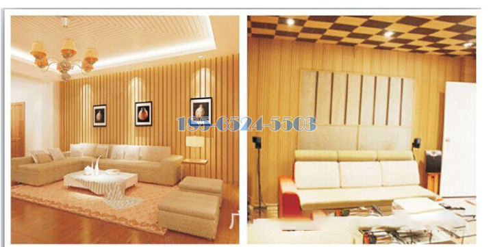 室内安装长城木纹铝单板