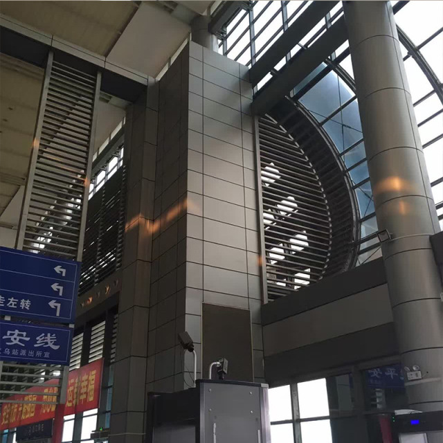 火车站大堂包柱铝单板