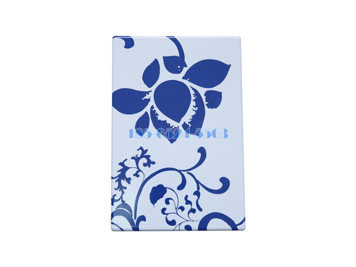 蓝色青花瓷搪瓷钢板