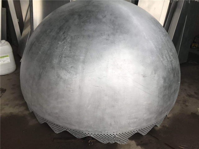 圆球形一体双曲铝单板