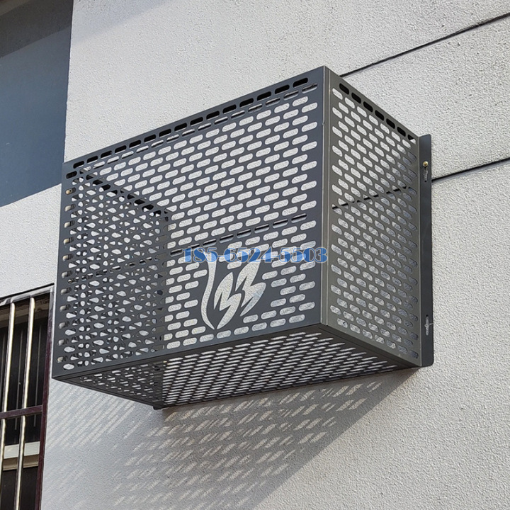 雕刻铝单板空调罩外墙应用