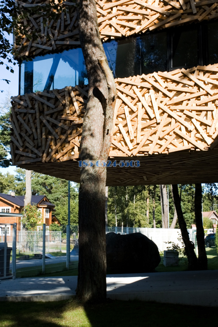 爱沙尼亚住宅未来幻想屋外墙造型铝板