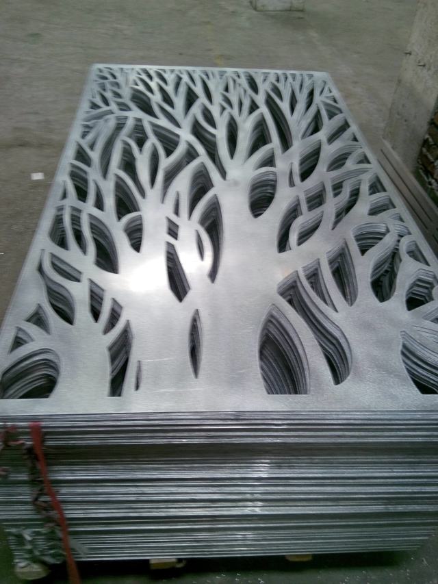 树形雕花铝板