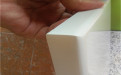白色烤瓷铝单板折边细节