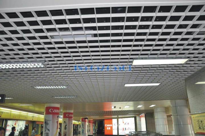 广州地铁1号线站台铝格栅